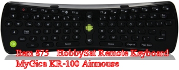 Keyboard - MyGica KR100 motion remote 2.4 GHz wireless keyboard Android air mouse for Android media players